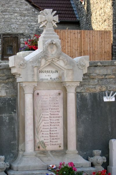 Monument aux morts Bourberain