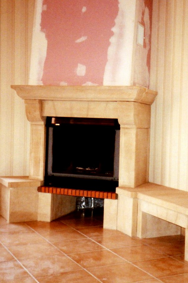 Cheminée Banquette